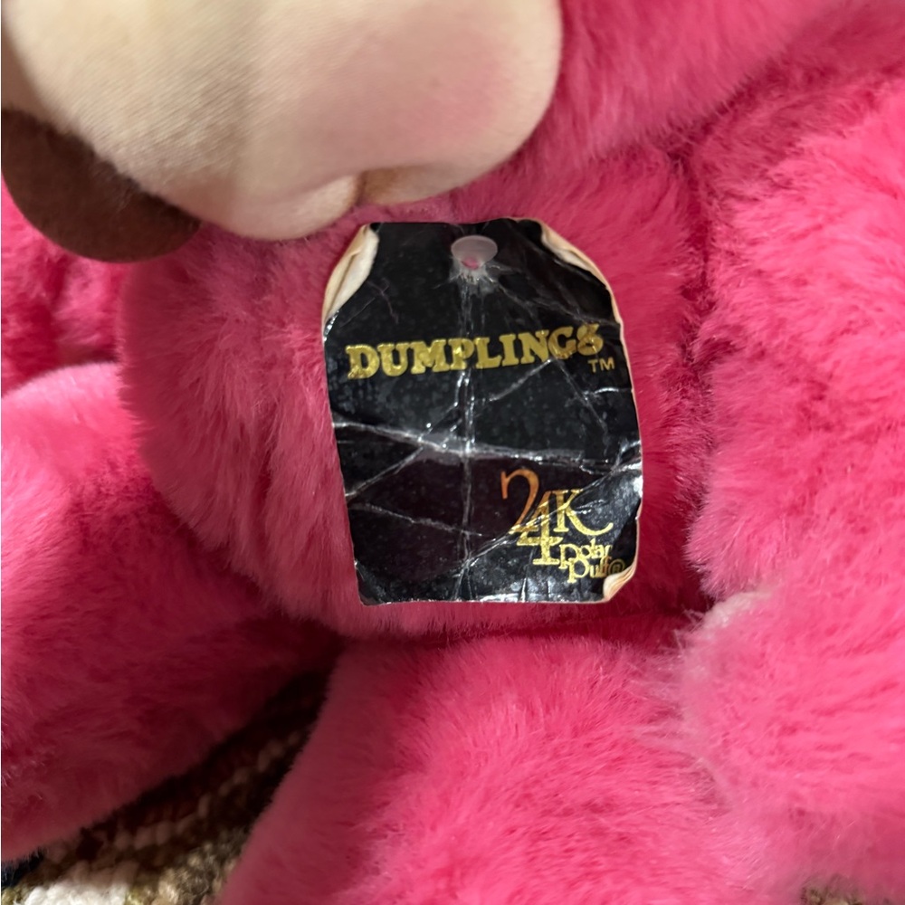 Vintage Dumplings 24k Polar Puff Stuffed Bear - Picture 4 of 10